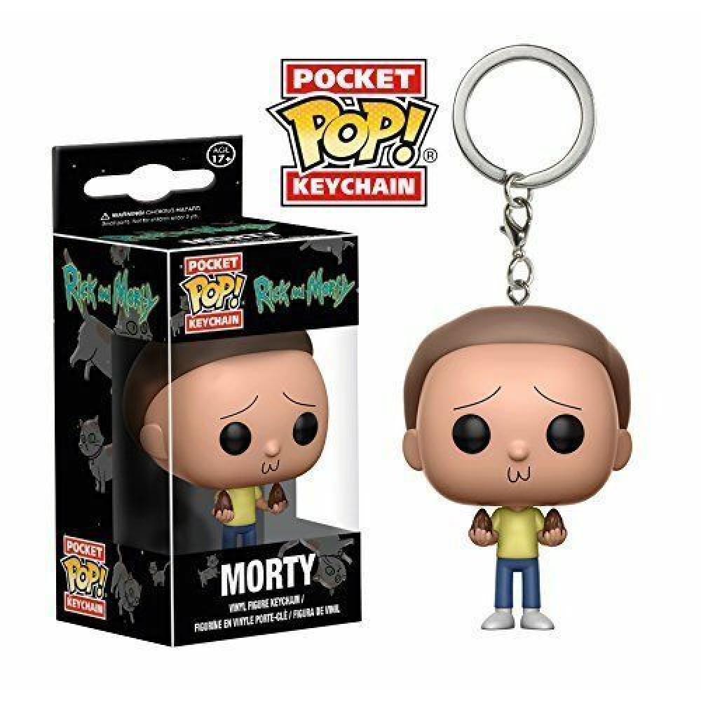 Rick And Morty Rick Funko Pocket Pop Morty Kľúčenka