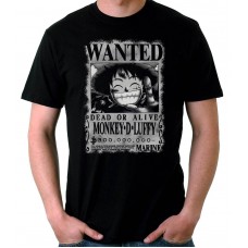 One Piece Monkey D. Luffy Wanted Tričko 